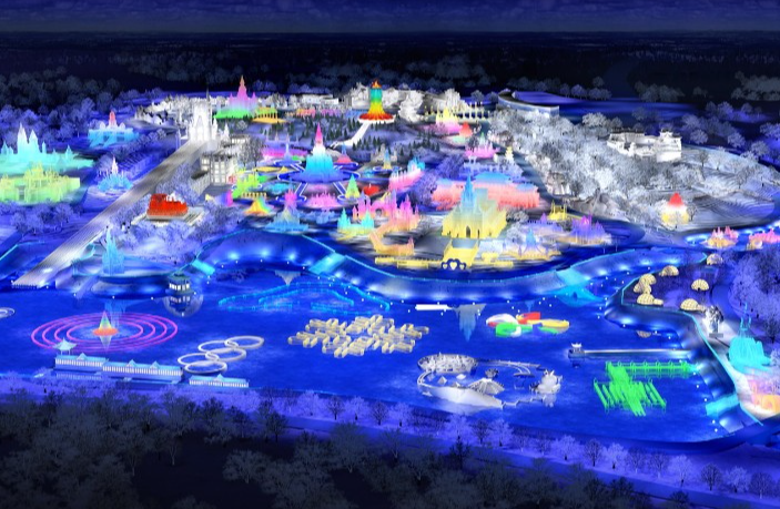 在长春冰雪新天地，连冰雕都学会了“刷脸”？小泥人用一套系统让零下30℃的狂欢“热”力全开！